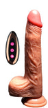 Smart Heating Rechargeable Spinning-Vibe Realistic Dildo (8.5 Inch With Remote)