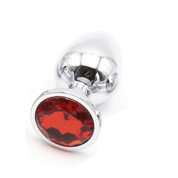 K-Range Butt Plug - Red - Medium- 9cm x 3.4cm