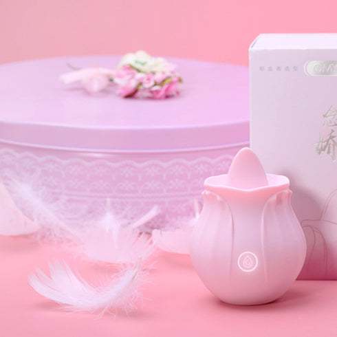 OMYSKY Rose Clitoris Sucking/Vibrating Massager
