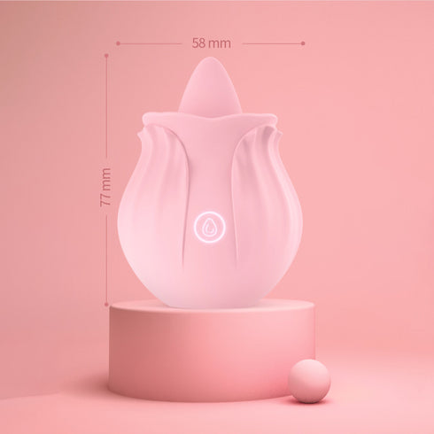 OMYSKY Rose Clitoris Sucking/Vibrating Massager