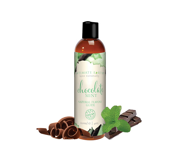 Intimate Earth Natural Flavours Glide Chocolate Mint 60ml
