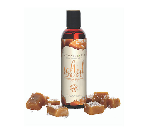 Intimate Earth Natural Flavours Glide Salted Caramel 60ml
