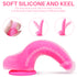 Tarzan Double Liquid Silicon Dildo Pink - 7.7 Inch