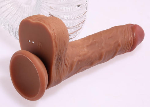 MIZZZEE Auto Rotating-Action Realistic Dildo 8 Inch (Wireless Remote)