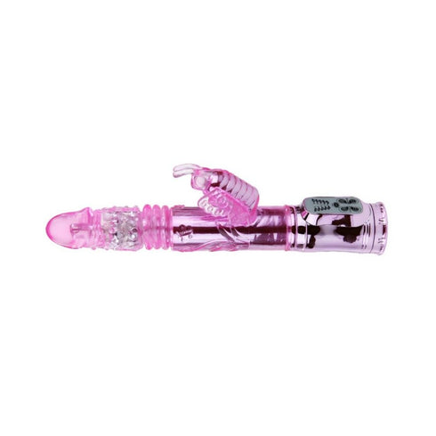Throbbing Butterfly Rabbit Vibrator (30cm)