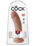 King Cock 8 Inch Cock - Tan