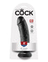 King Cock 8 Inch Cock - Black
