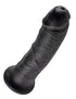 King Cock 8 Inch Cock - Black