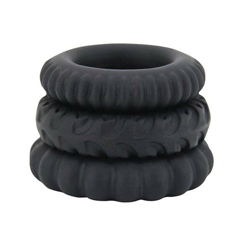 BAILE Titan Cock Rings - 3 Pack