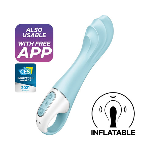 Satisfyer Air Pump Inflatable G-Spot App Vibrator 5+