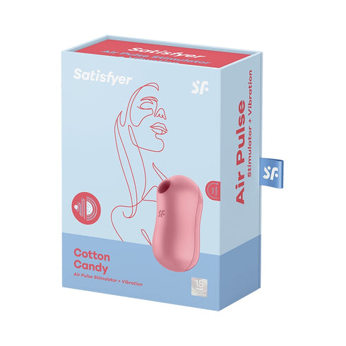 Satisfyer Cotton Candy Air Pulse Clitoral Stimulator and Vibration