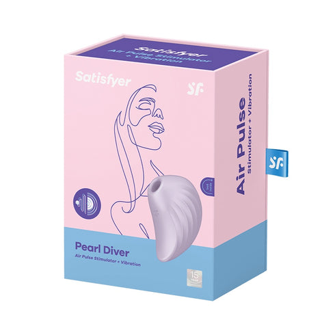 Satisfyer Pearl Driver Air Pulse and Vibration Clitoral Stimulator