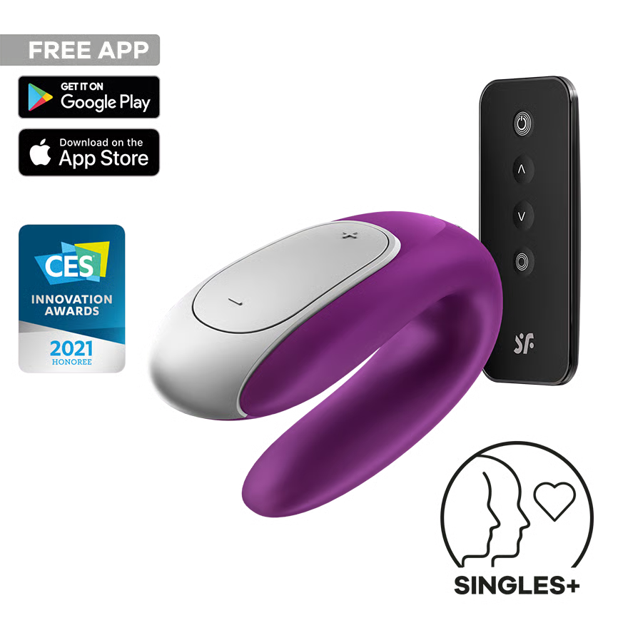 vibrators for couples nz Sync 2 Couples Vibrator Purple by We Vibe main image 1